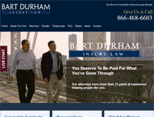 Tablet Screenshot of bartdurham.com